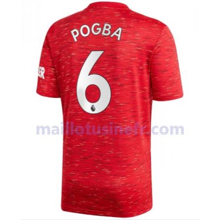 Maillot de Foot Manchester United Paul Pogba 6 Domicile 2020-21